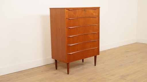 Cómoda danesa vintage | Teca | 6 cajones | 106 cm – ladekasten, Wood (photo 2 of 9)