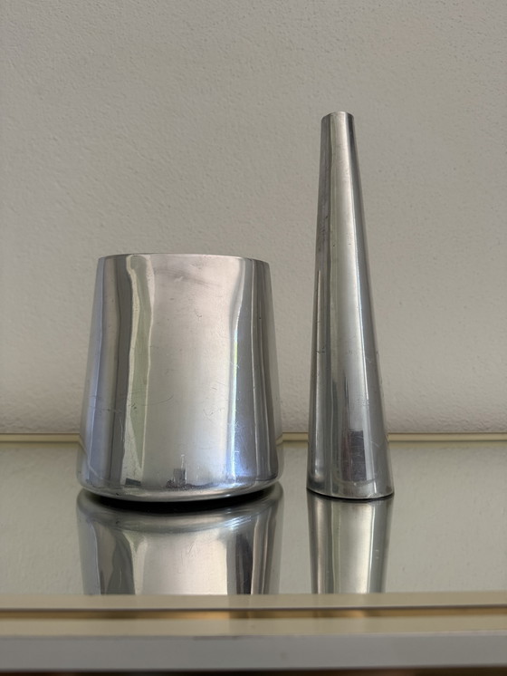 Image 1 of IKEA vintage Sorglos alu vase