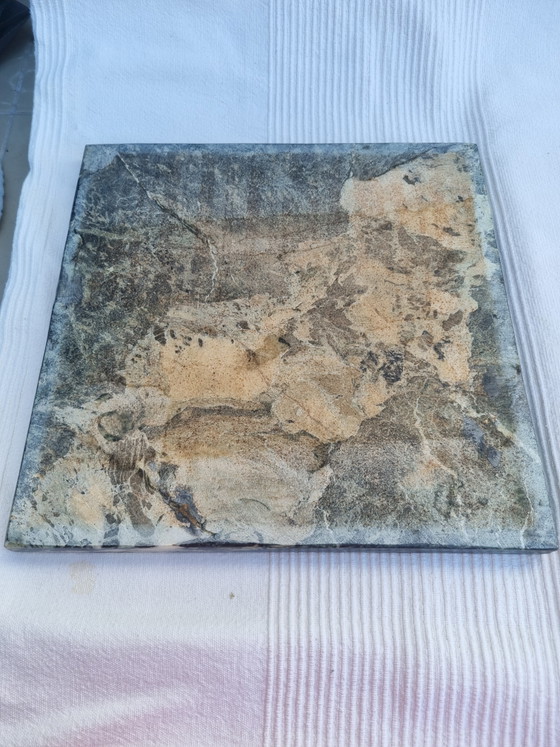 Hollywood Regency – Bijzettafels, Marble, Brass (photo 8 of 8)