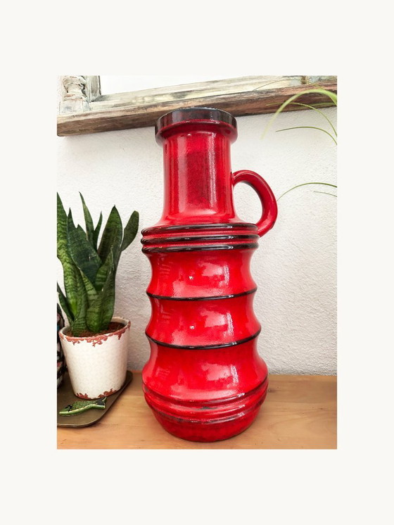 Image 1 of Jarrón de cerámica muy grande de Alemania Occidental. Alemania, años 70