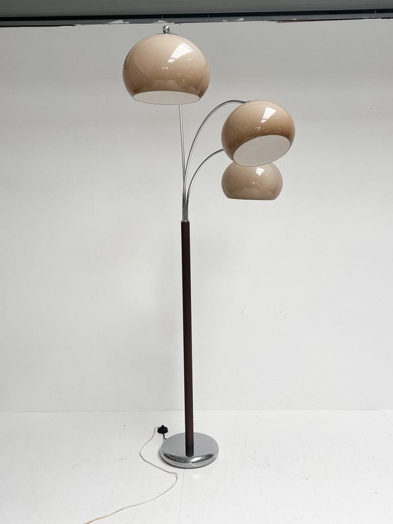 Image 1 of Space Age booglamp van Dijkstra Lampen, 1970's