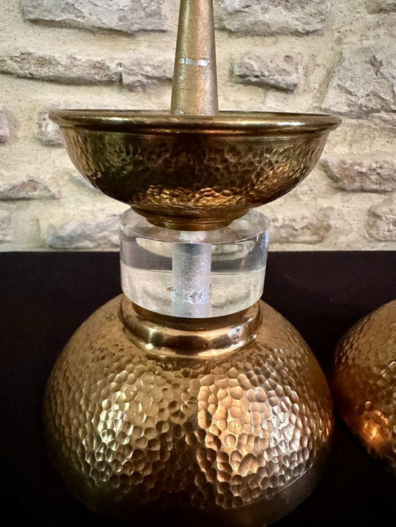 Image 1 of PAIRE DE PIQUE CIERGE ART DECO