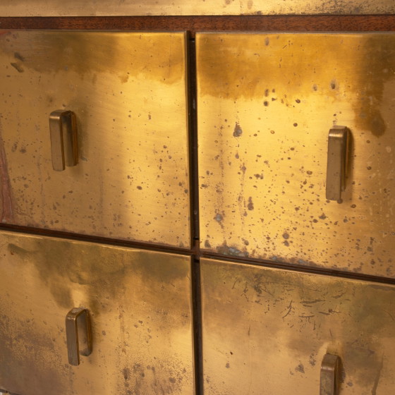 Aldo Frigerio & Luciano Frigerio Tables de nuit Bagdad en ronce de noyer et laiton – Brass (photo 9 of 24)