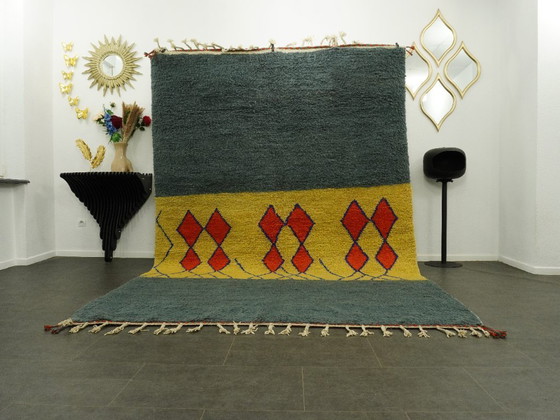 Image 1 of Berber tapijt - 325 cm x 216 cm - gekleurde wol