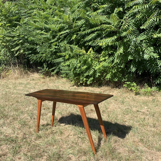 Image 1 of G. Scapinelli. Braziliaanse console van caviuna en palissanderhout.