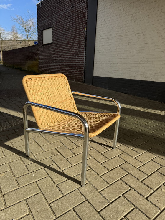 Image 1 of Fauteuil en rotin Dirk van Sliedrecht