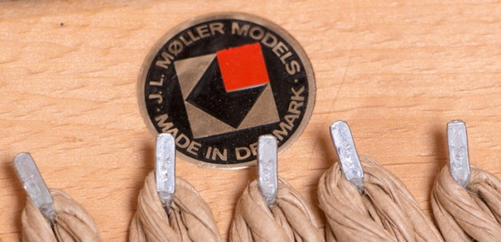 Image 1 of Fauteuil Danois en Palissandre et tissu, modèle 64 par Niels Otto Moller pour Moller’s Mobelfabrik 1960.