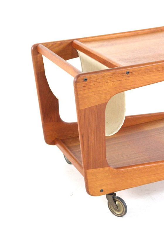 Image 1 of Carrello Sika mobler con portariviste vintage danese