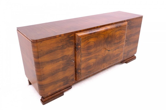 Image 1 of Buffet Art déco des années 1940, Pologne.