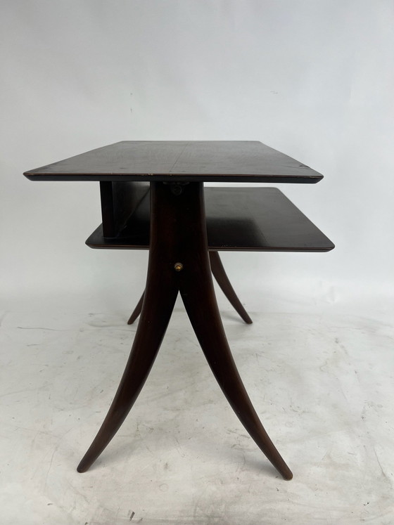 Tavolino vintage danese/scandinavo Mid-Century – Tavolini, Legno (photo 4 of 5)