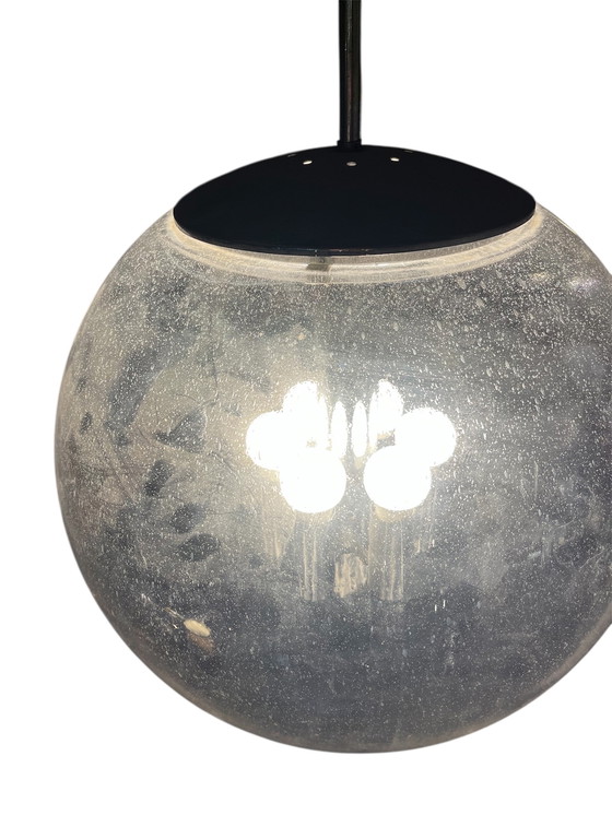 Image 1 of Zeer grote vintage globe Glashütte lamp diameter 50cm