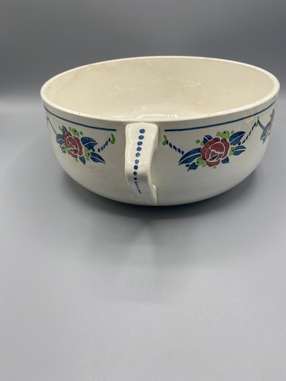 Antieke Digoin Sarreguemines Groenteschaal – Model Bagatelle – Bloemen decoratie – Circa (photo 2 of 7)