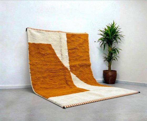 Tapis berbère marocain en laine naturelle 200 cm x 300 cm – Cotton (photo 7 of 8)