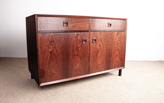 Image 1 of Buffet ou petite enfilade Danoise en Palissandre par Erik Brouer pour Brouer’s Mobelfabrik 1960.