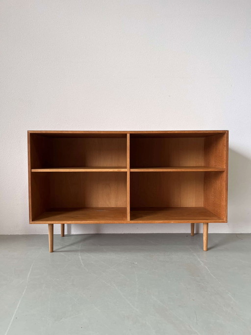 Vintage offener Schrank - Bücherregal Eiche