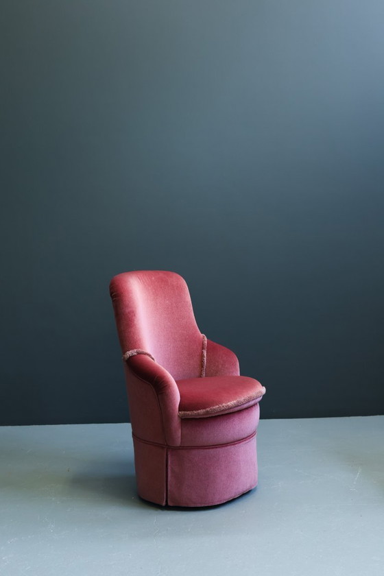 Image 1 of Set di due sedie da boudoir vintage