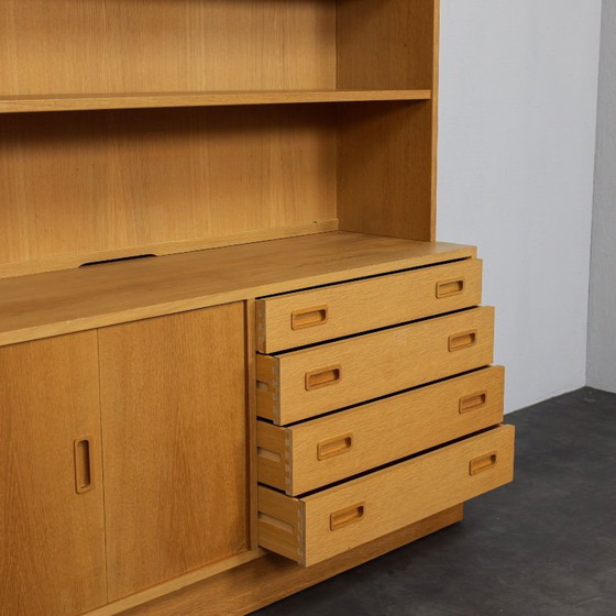 Image 1 of Danish Modern Oak Wall Cabinet by Poul Hundevad, Denmark 1960s