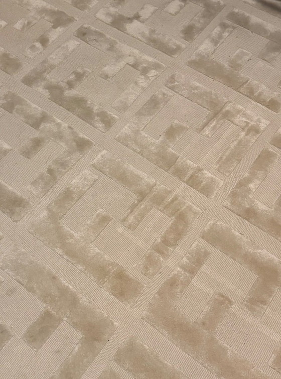 Image 1 of 4x4 meter fendi vloerkleed - kleur dune