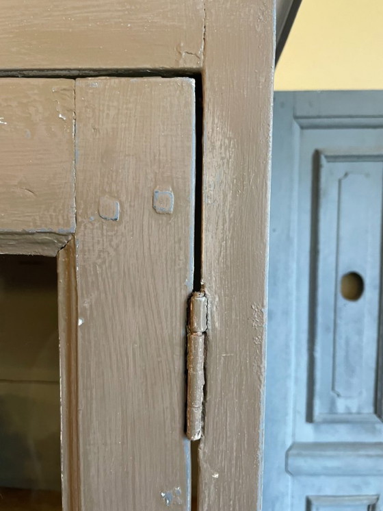 Image 1 of Display cabinet, china cabinet, collection cabinet with drawer, French antique