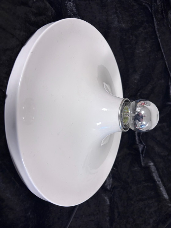 Lampada a disco Vintage Les Arcs - Metallo bianco, Applique (foto 9 di 10)