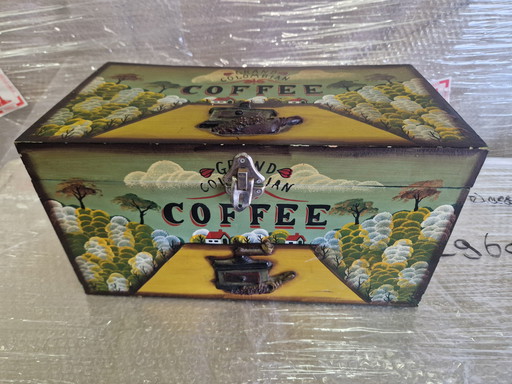Nice vintage wooden coffee box