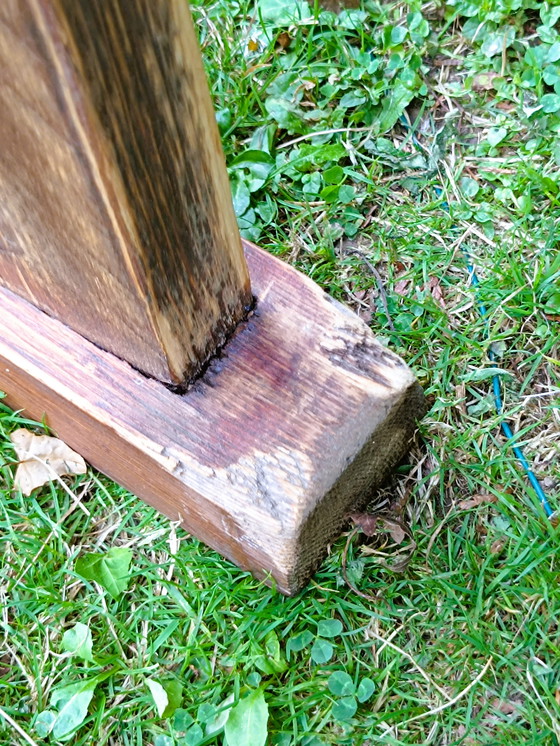 Image 1 of Lote de 2 bancos antiguos