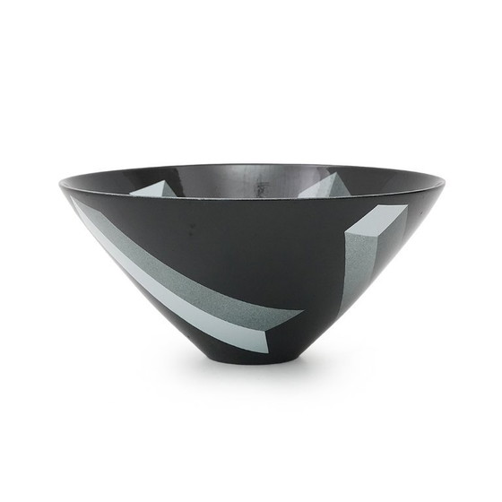 Image 1 of Dekorierter Keramikteller "Atlantis" von Rolf Sinnemark für Rorstrand, 1980er Jahre