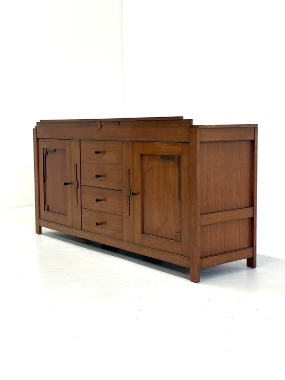 Image 1 of Kersenhouten Art Deco dressoir 