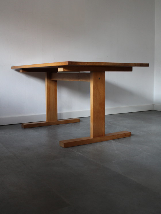 Image 1 of Table de salle à manger danoise vintage en chêne