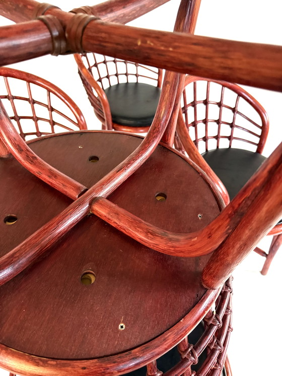 Image 1 of 6 sedie da pranzo vintage Manou anni '60