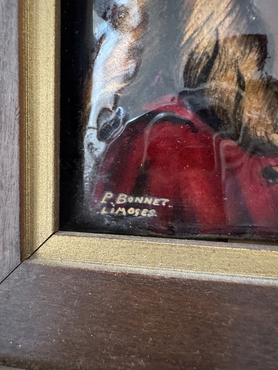 Image 1 of Christ émaux sur cuivre Pierre Bonnet