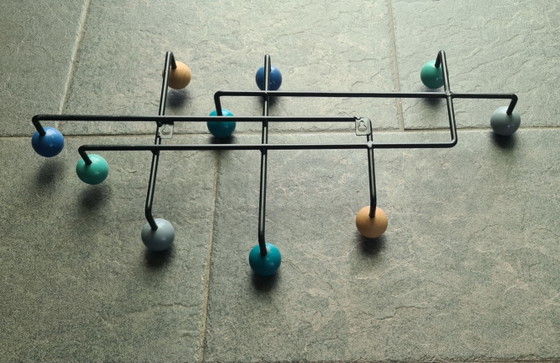 Image 1 of atomic style coat rack, wall coat rack,

ball coat rack, Sputnik era style