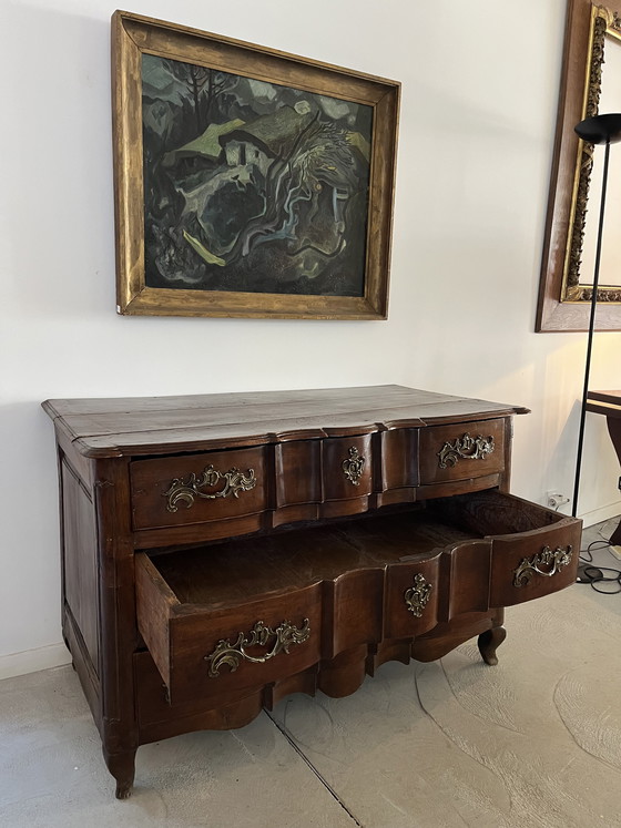 Image 1 of Commode arbalète XVIII ème 