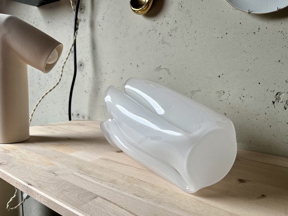 Image 1 of Vintage ‘handkerchief’ plexiglass vase