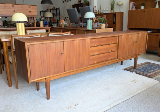 Image 1 of Vintage teak Scandinavian design XL sideboard, dresser