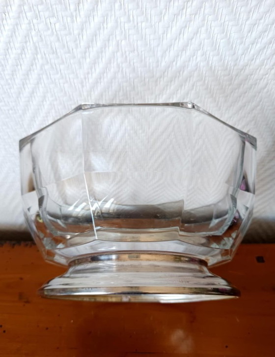 Image 1 of Cuenco Art Decó bañado en plata