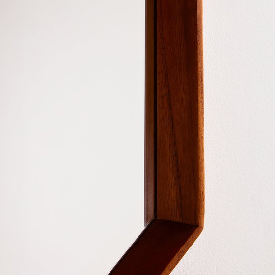 Image 1 of MK11166 Octagonal teak framed mirror