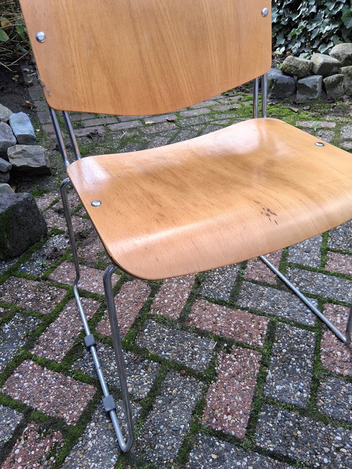 6 sedie vintage nello stile di David Rowland