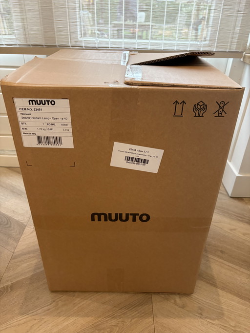 Lámpara colgante Muuto Strand Open blanca 40cm NUEVA en caja