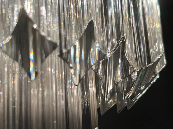 Image 1 of Large waterfall floor lamp/floor lamp by Novaresi, Murano glass, Italy, 1970s