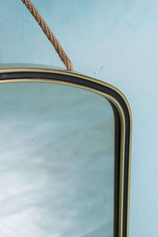 Vintage 1950s mirror midcentury organic mirror
