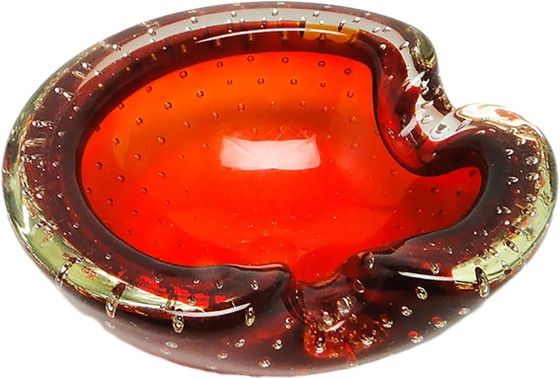 Sommerso Murano Glass Bowl by G. Ferro, Italy, 1950s (photo 6 of 8)