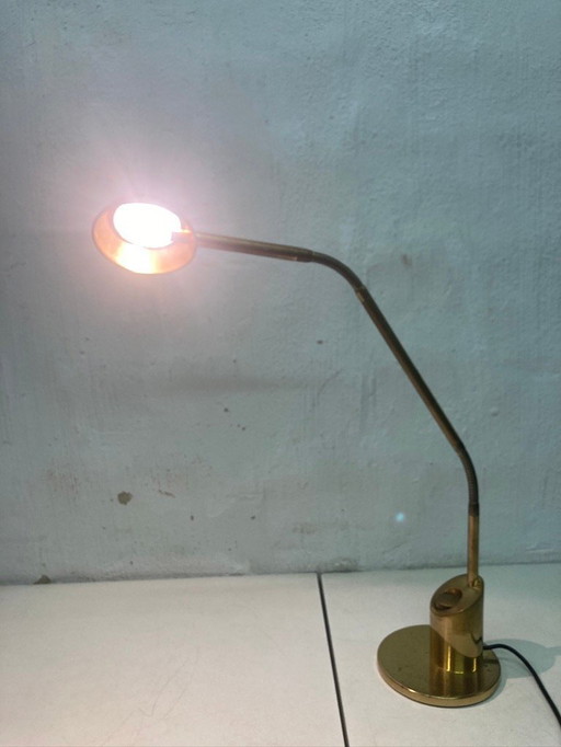 Florian Schulz Yon table lamp in brass 80s 90s design
