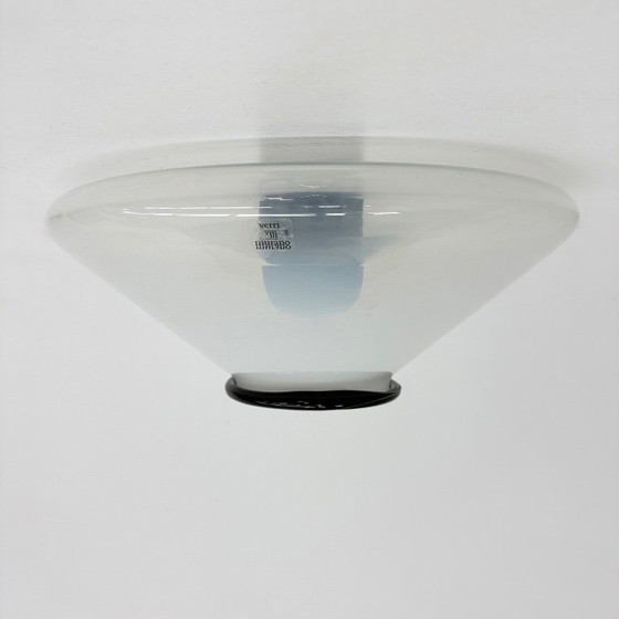 Image 1 of Applique murale Leucos en verre de Murano, design du milieu du XXe siècle, Italie des années 1980