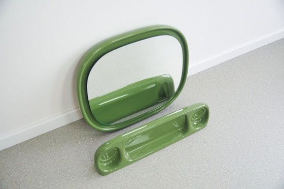 Grüner Keramik Spiegel Sphinx – Ceramic, Glass (photo 7 of 7)