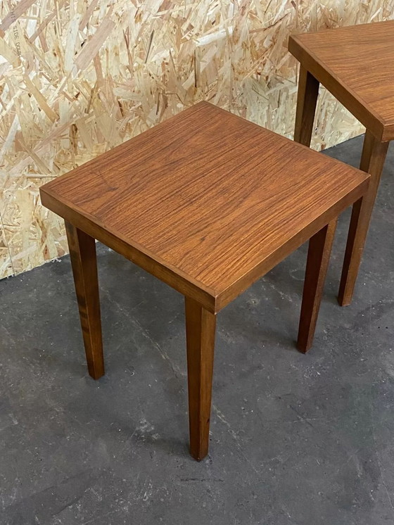 Image 1 of 2x 60s 70s Side Table Side Table Danish Modern Design 60s 70s