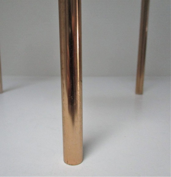 Image 1 of 1970s metal and glass display shelf