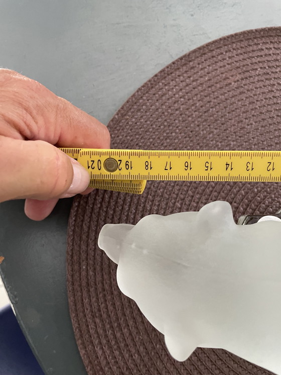 Image 1 of Oso Goebel en Cristal Esmerilado