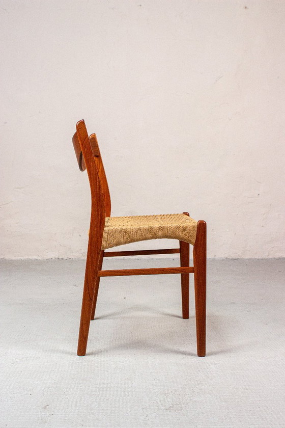 4 sedie Arne Wahl Iversen in teak, design danese, metà secolo, anni '60 – Glyngore Stolefabrik (photo 9 of 18)