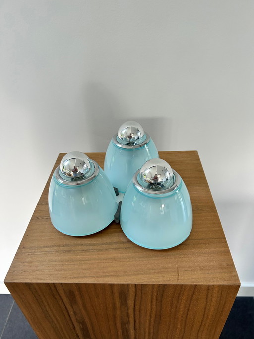 3x Artemide Deltakalias-Lampe